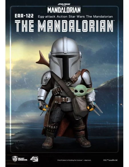 es::Star Wars The Mandalorian Figura Egg Attack Action The Mandalorian 17 cm 