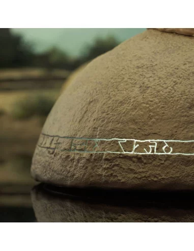 es::Star Wars The Mandalorian Milestones Estatua 1/6 Grogu on Seeing Stone 20 cm