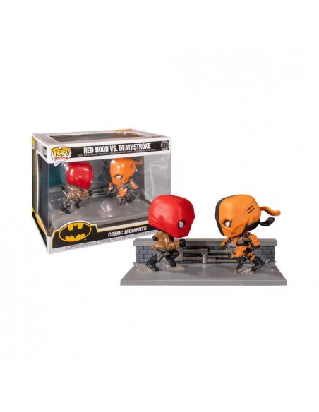 es::DC Comics Pack de 2 Funko POP! Comic Moments! Red Hood Vs Deathstroke 9 cm