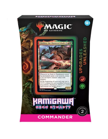es::Magic Kamigawa Neon Dynasty - Upgrades Unleashed Commander Deck (Inglés)
