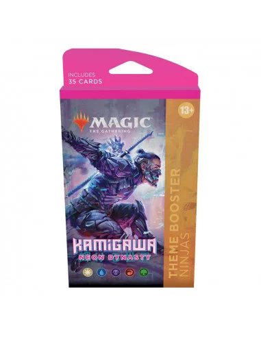 es::Magic the Gathering Kamigawa Neon Dynasty Ninjas Theme Booster en inglés