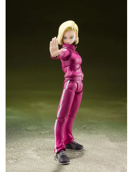 es::Dragon Ball Super Figura S.H. Figuarts Android 18 (Universe Survival Saga) 14 cm