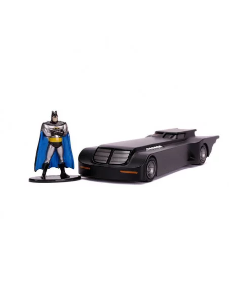 es::Batman The Animated Series Vehículo 1/32 Hollywood Rides Batmobile con Figura