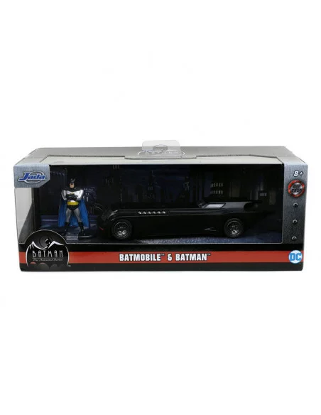 es::Batman The Animated Series Vehículo 1/32 Hollywood Rides Batmobile con Figura