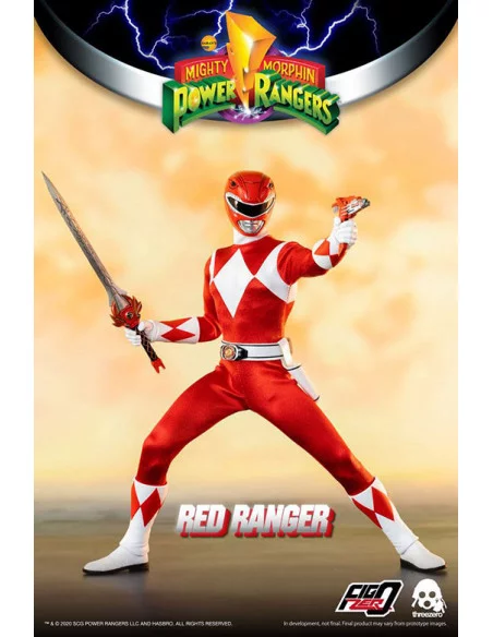 es::Mighty Morphin Power Rangers Figura FigZero 1/6 Red Ranger 30 cm