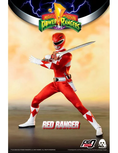 es::Mighty Morphin Power Rangers Figura FigZero 1/6 Red Ranger 30 cm