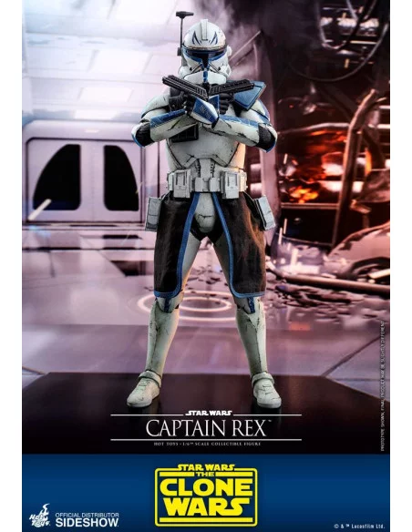 es::Star Wars The Clone Wars Figura 1/6 Captain Rex Hot toys 30 cm