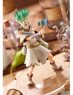 es::Dr. Stone Estatua PVC Pop Up Parade Senku Ishigami 17 cm 2