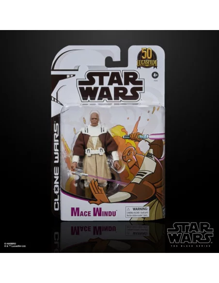 es::Star Wars The Clone Wars Black Series Figura Mace Windu 15 cm
