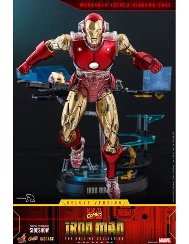 es::Marvel The Origins CollectionFigura 1/6 Iron Man Comic Deluxe Hot Toys 33 cm