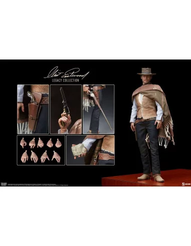 es::El bueno, el feo y el malo Figura 1/6 Clint Eastwood Legacy Collection The Man With No Name 30 cm