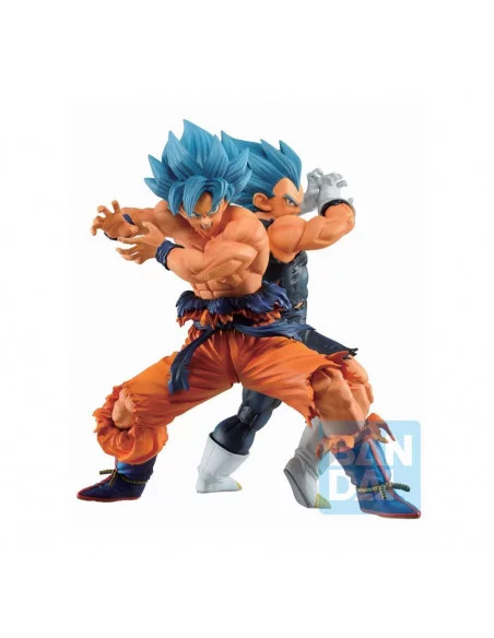 es::Dragon Ball Super Estatuas PVC Ichibansho SSGSS Son Goku & SSGSS Vegeta (VS Omnibus Super) 20-21 cm