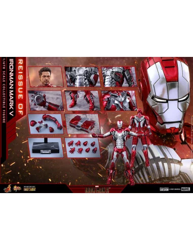 es::Iron Man 2 Figura Diecast 1/6 Iron Man Mark V 32 cm