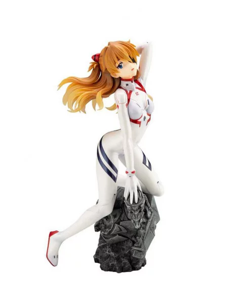 es::Evangelion 4 Estatua 1/6 Asuka Shikinami Langley White Plugsuit Ver. 23 cm