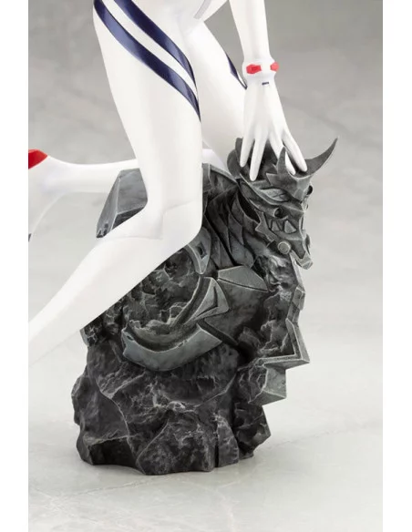 es::Evangelion 4 Estatua 1/6 Asuka Shikinami Langley White Plugsuit Ver. 23 cm