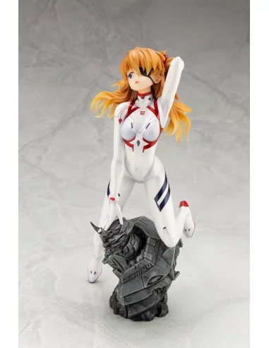 es::Evangelion 4 Estatua 1/6 Asuka Shikinami Langley White Plugsuit Ver. 23 cm