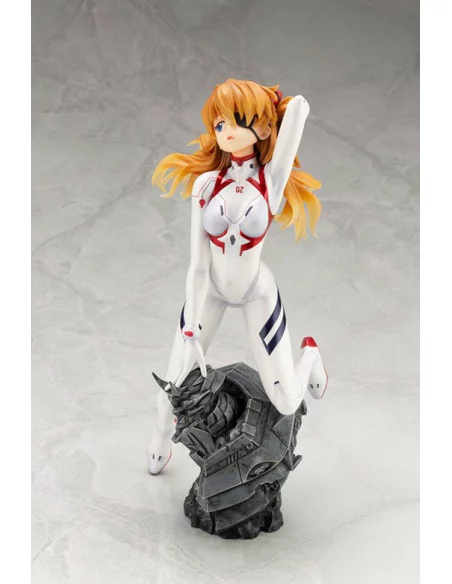 es::Evangelion 4 Estatua 1/6 Asuka Shikinami Langley White Plugsuit Ver. 23 cm