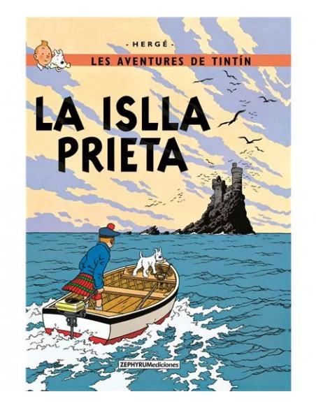 es::Tintín. La islla prieta (Asturiano)