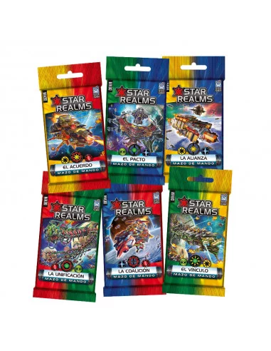 es::Star Realms: Mazos de mando. 6 sobres de expansión