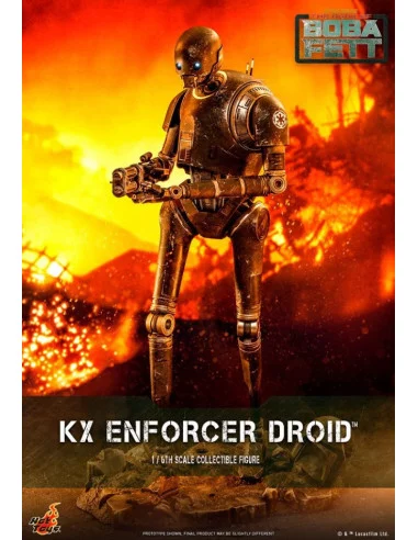 es::Star Wars: The Book of Boba Fett Figura 1/6 KX Enforcer Droid Hot Toys 36 cm