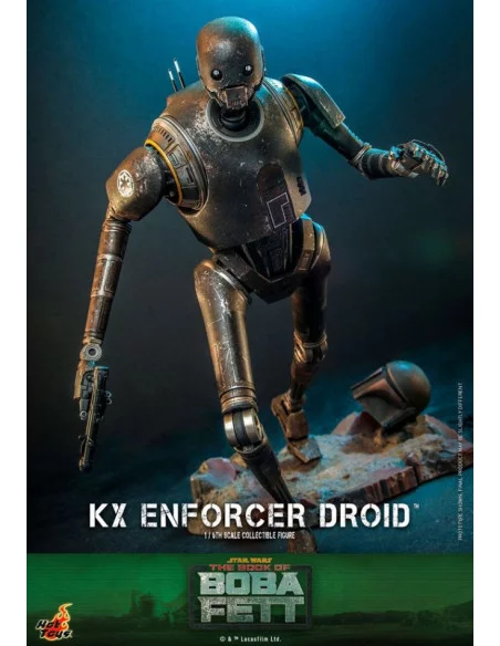 es::Star Wars: The Book of Boba Fett Figura 1/6 KX Enforcer Droid  Hot Toys 36 cm