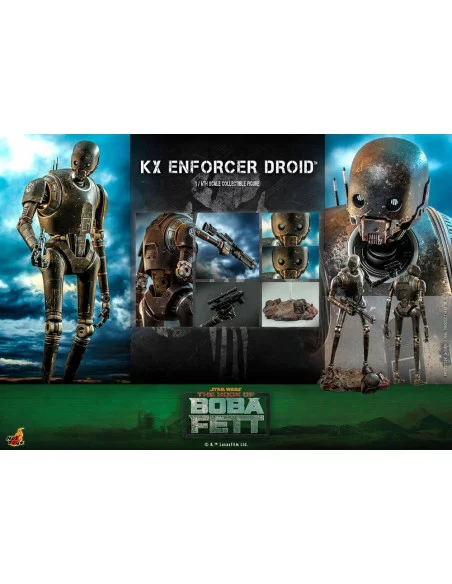es::Star Wars: The Book of Boba Fett Figura 1/6 KX Enforcer Droid Hot Toys 36 cm