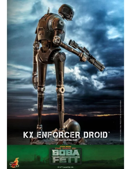 es::Star Wars: The Book of Boba Fett Figura 1/6 KX Enforcer Droid  Hot Toys 36 cm