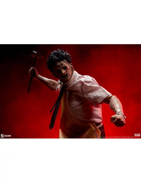 es::La Matanza de Texas Figura 1/6 Leatherface (Killing Mask) Sideshow 30 cm