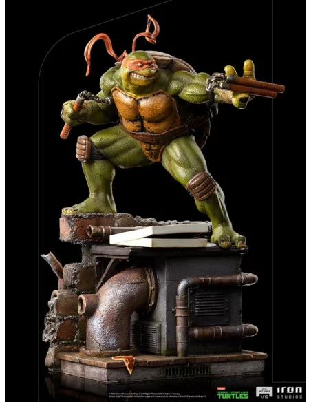 es::Tortugas Ninja Estatua Art Scale 1/10 Michelangelo 25 cm