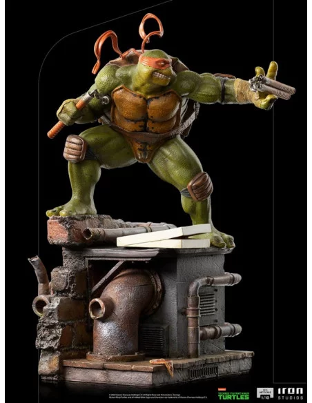 es::Tortugas Ninja Estatua Art Scale 1/10 Michelangelo 25 cm