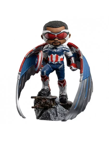 es::Captain America Minifigura Mini Co. Sam Wilson 17 cm