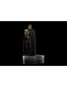 es::Star Wars The Mandalorian Estatua 1/10 Art Scale Luke Skywalker y Grogu 21 cm 2