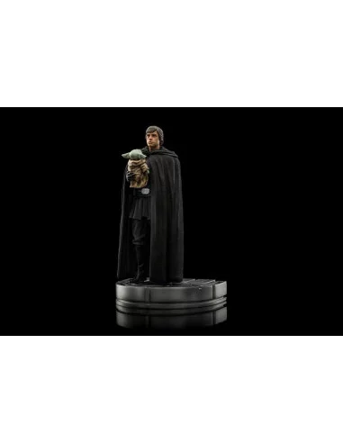es::Star Wars The Mandalorian Estatua 1/10 Art Scale Luke Skywalker y Grogu 21 cm 
