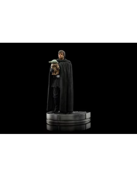 es::Star Wars The Mandalorian Estatua 1/10 Art Scale Luke Skywalker y Grogu 21 cm 