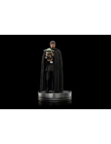 es::Star Wars The Mandalorian Estatua 1/10 Art Scale Luke Skywalker y Grogu 21 cm 