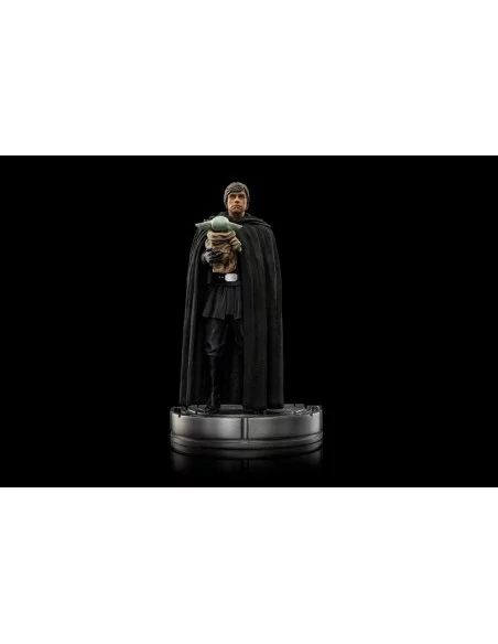 es::Star Wars The Mandalorian Estatua 1/10 Art Scale Luke Skywalker y Grogu 21 cm 