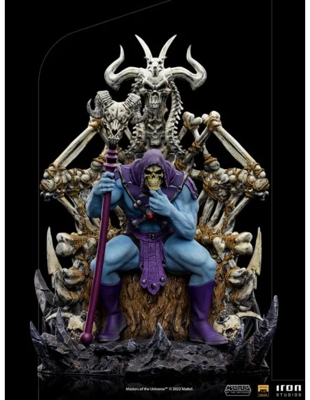 es::Masters of the Universe Estatua Art Scale Deluxe 1/10 Skeletor on Throne Deluxe 29 cm 
