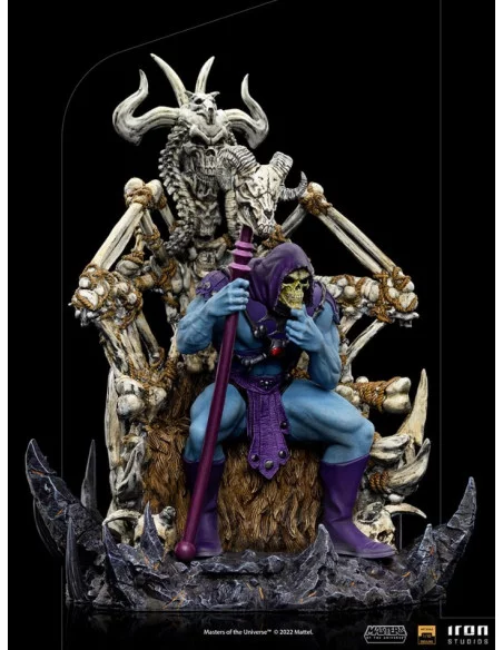 es::Masters of the Universe Estatua Art Scale Deluxe 1/10 Skeletor on Throne Deluxe 29 cm 