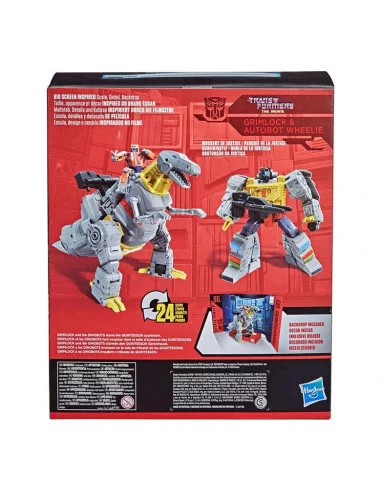 es::Transformers Studio Series Leader Class Figura 2021 Wave 1 Grimlock & Autobot Wheelie