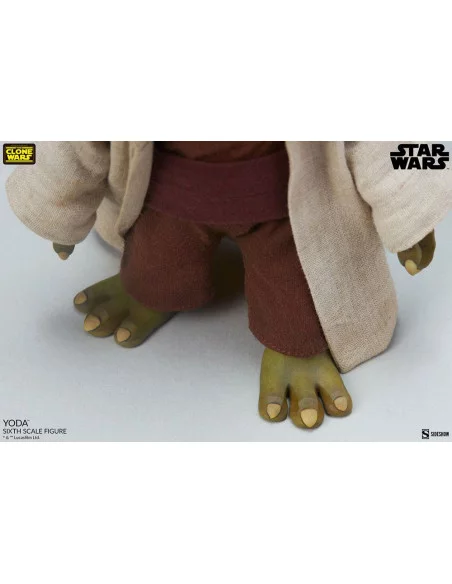 es::Star Wars The Clone Wars Figura 1/6 Yoda 14 cm