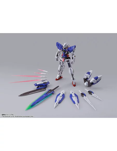 es::Mobile Suit Gundam 00 Revealed Chronicle Figura Diecast Metal Build Gundam Devise Exia 18 cm

