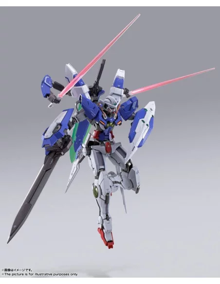 es::Mobile Suit Gundam 00 Revealed Chronicle Figura Diecast Metal Build Gundam Devise Exia 18 cm

