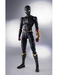 es::Spider-Man: No Way Home Figura S.H. Figuarts Spider-Man Black & Gold Suit (Special Set) 15 cm