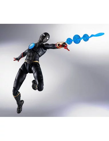 es::Spider-Man: No Way Home Figura S.H. Figuarts Spider-Man Black & Gold Suit (Special Set) 15 cm