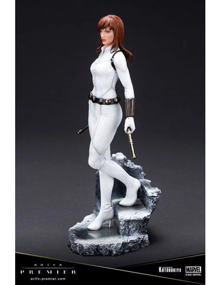 es::Marvel Universe ARTFX Premier Estatua PVC 1/10 Black Widow White Costume Limited Edition 21 cm