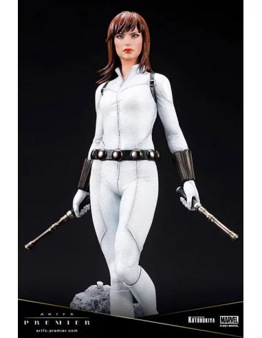 es::Marvel Universe ARTFX Premier Estatua PVC 1/10 Black Widow White Costume Limited Edition 21 cm