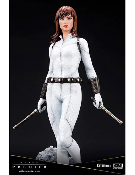 es::Marvel Universe ARTFX Premier Estatua PVC 1/10 Black Widow White Costume Limited Edition 21 cm