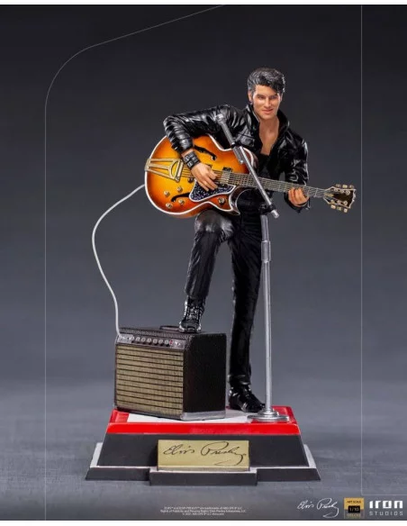 es::Elvis Presley Estatua 1/10 Art Scale Deluxe Art Scale Comeback Special 23 cm