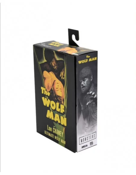 es::Universal Monsters Figura Ultimate The Wolf Man (Black & White) 18 cm