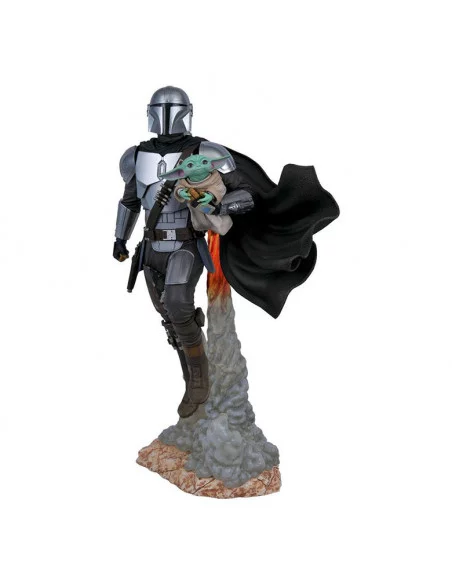 es::Star Wars The Mandalorian Milestones Estatua 1/6 The Mandalorian & The Child 41 cm 